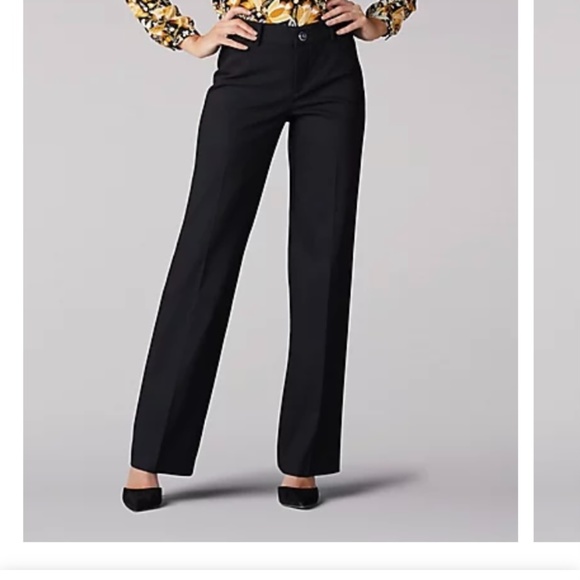 Lee Womens Flex Motion Regular Fit Trouser Pant - Picture 2 of 2